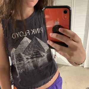 PINK FLOYD CROP TOP SIZE SMALL